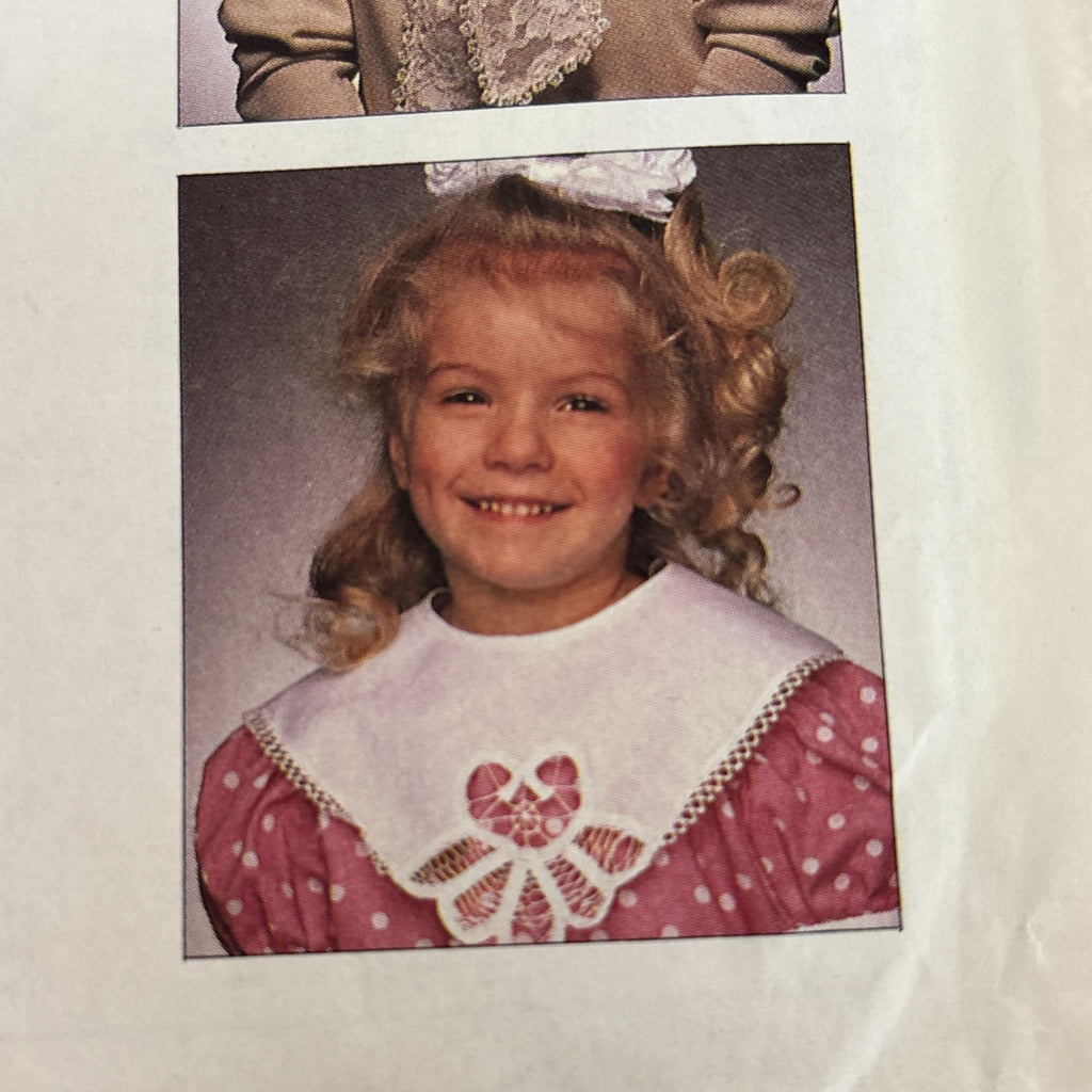 McCalls Sewing Pattern 3205 Hair Bow Collars for Ladies Children Accessory 1980s