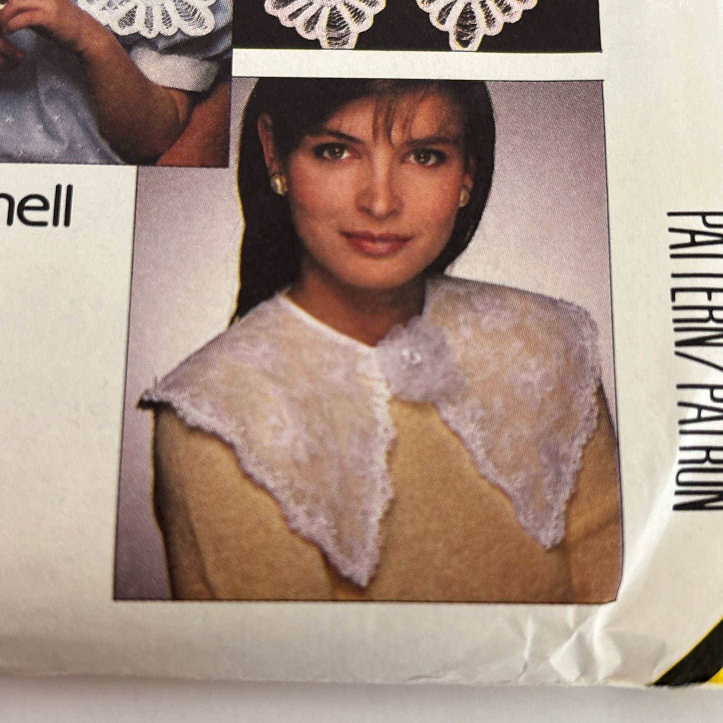 McCalls Sewing Pattern 3205 Hair Bow Collars for Ladies Children Accessory 1980s