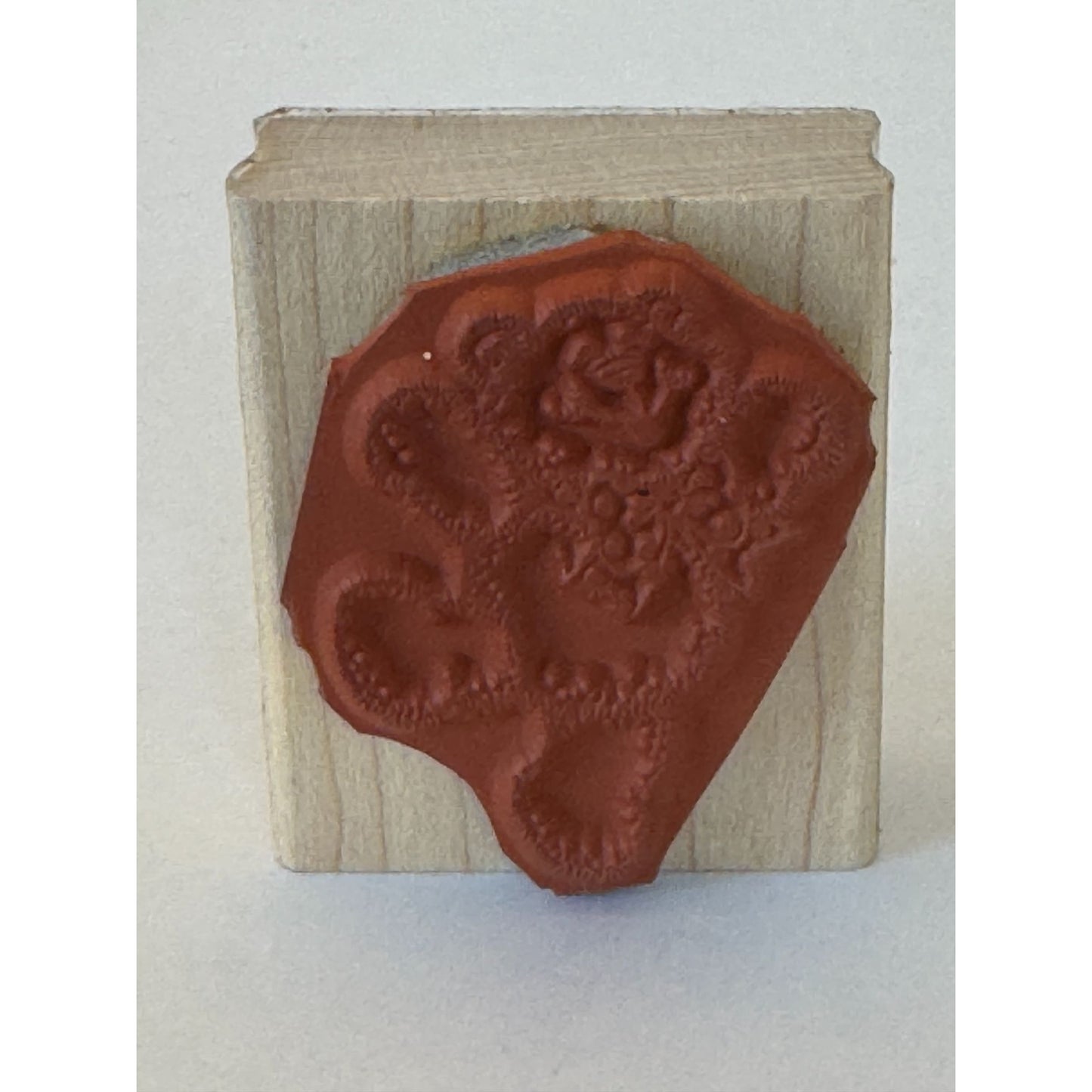 Stampin Up Rubber Stamp Teddy Bear Bow Tie Excitement Hug Friendship Card Making