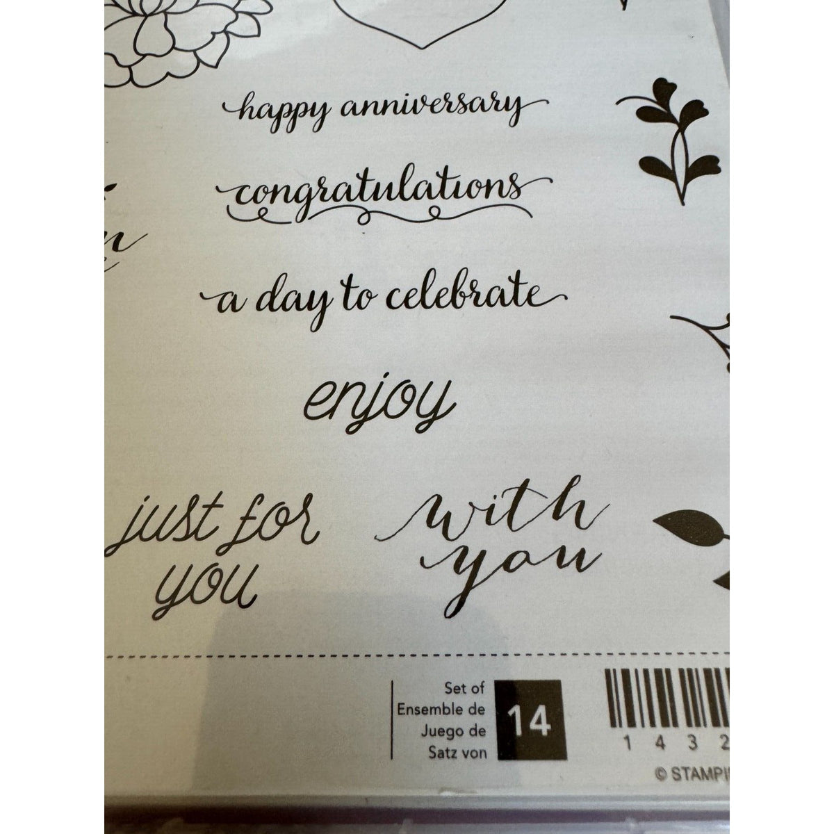 Stampin Up Cling Rubber Stamps So In Love So Detailed Thinlits Dies With