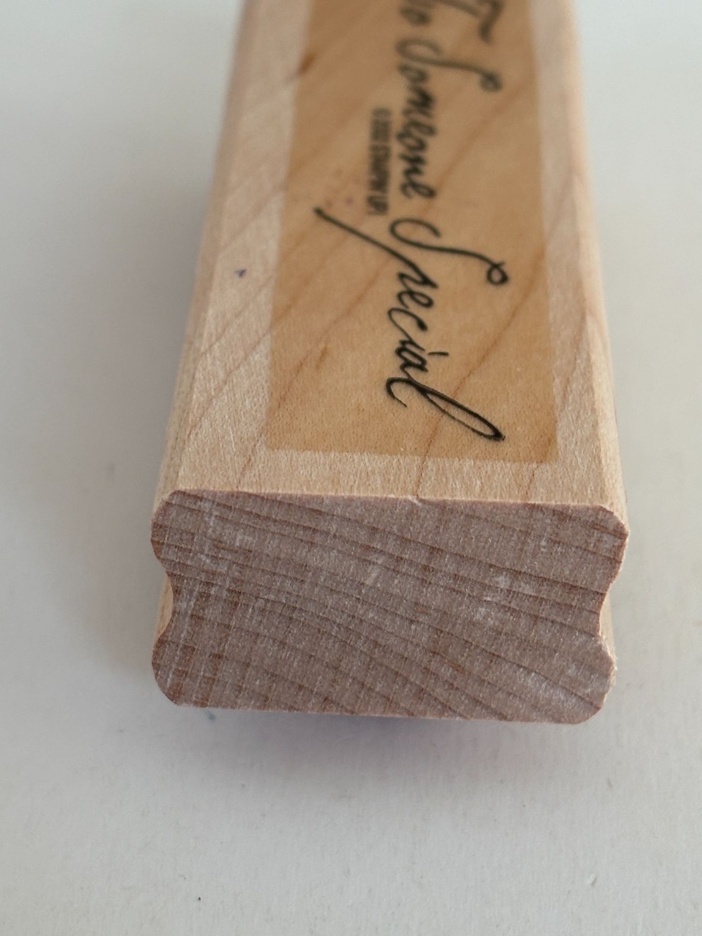 Stampin Up Rubber Stamp To Someone Special Card Making Gift Tags Cursive Craft