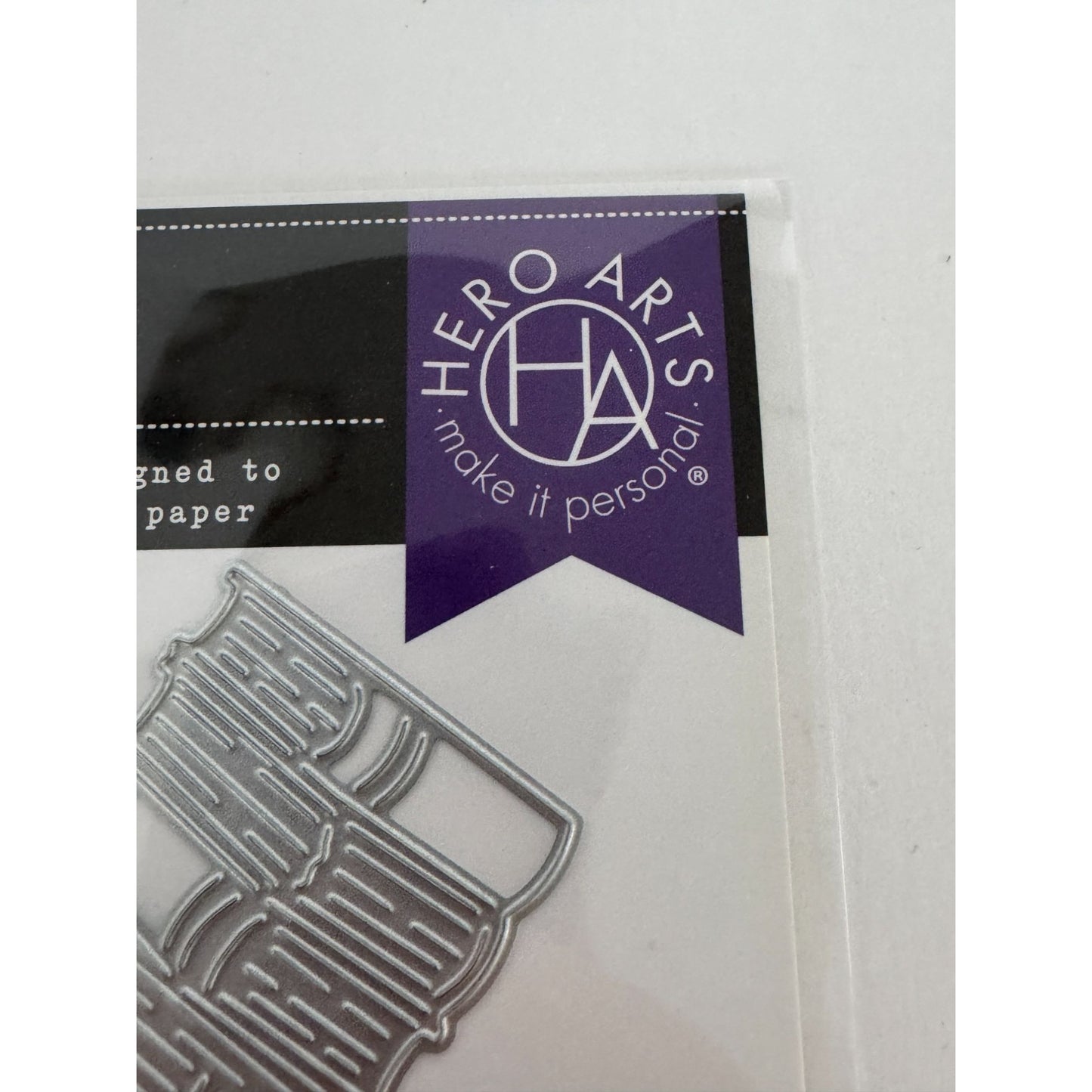 Hero Arts Fancy Dies Stacked Books Reading Metal Die Set Cardmaking Junk Journal