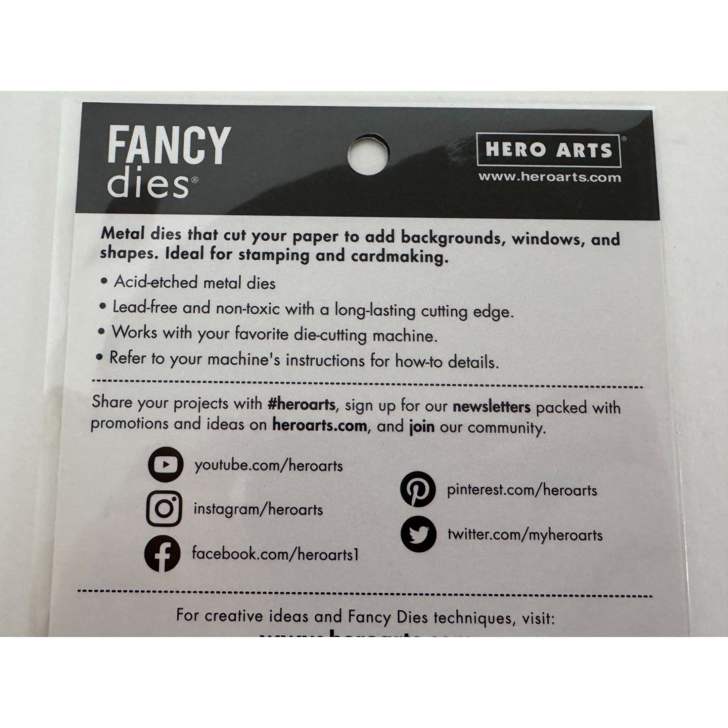Hero Arts Fancy Dies Stacked Books Reading Metal Die Set Cardmaking Junk Journal