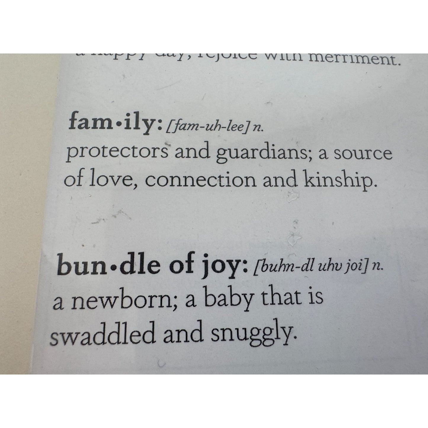 Stampin Up Cling Stamp Set Rubber Praiseworthy Prose Definitions Grateful Family