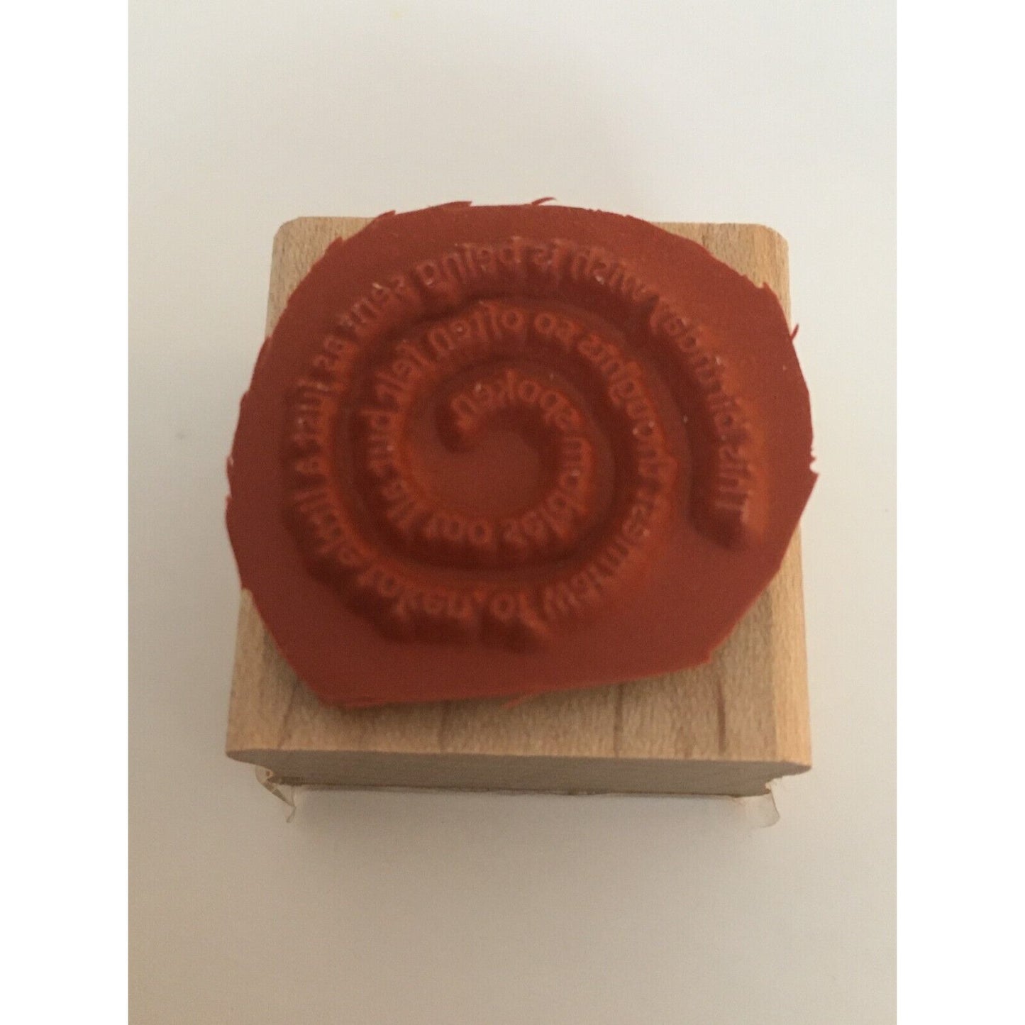 Stampin Up Rubber Stamp Birthday Swirl Wish Celebration Card Sentiment Crafts