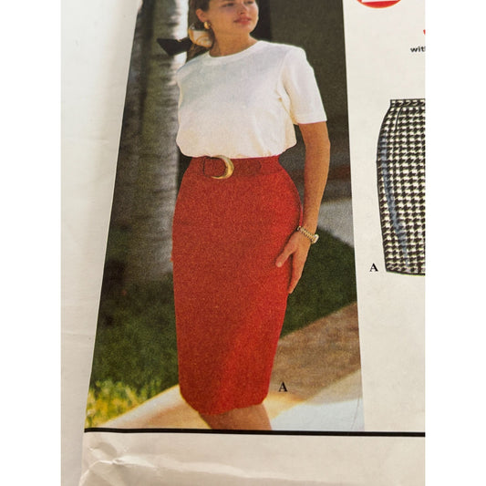 Simplicity Sewing Pattern 9084 Misses 2-Hour Skirt Work Career Size 16-22 Uncut