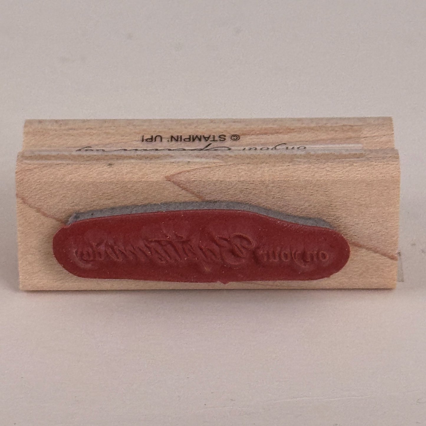 Stampin Up Rubber Stamps On Your Special Day Catholic Baptism Religious Godmother Set