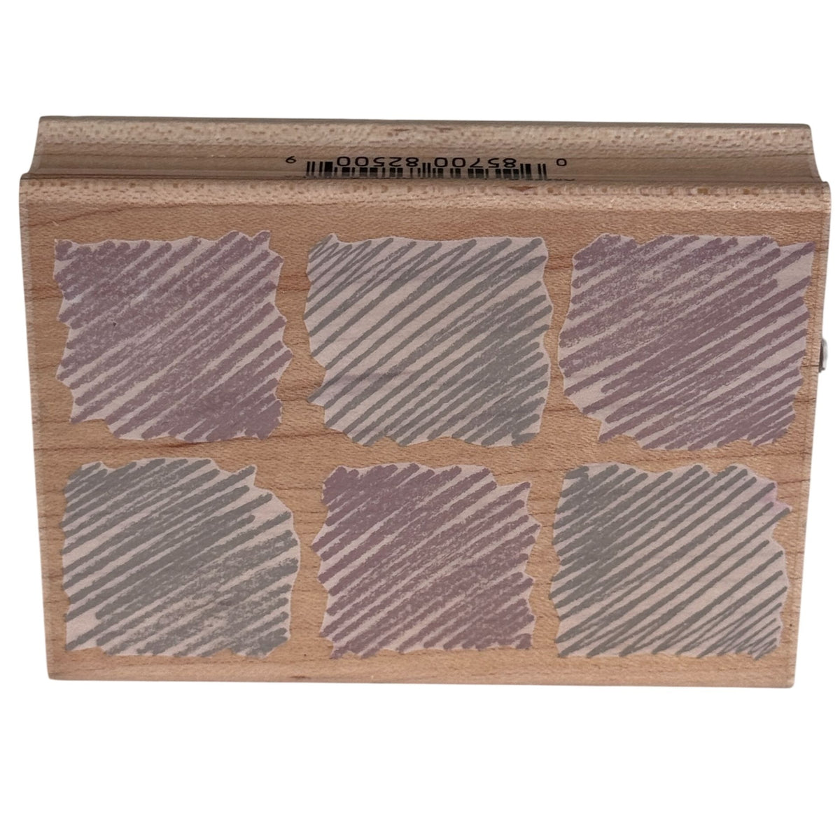 Hero Arts Rubber Stamp Background of Six Scribbles Distressed Squares Grunge Texture Junk Journaling
