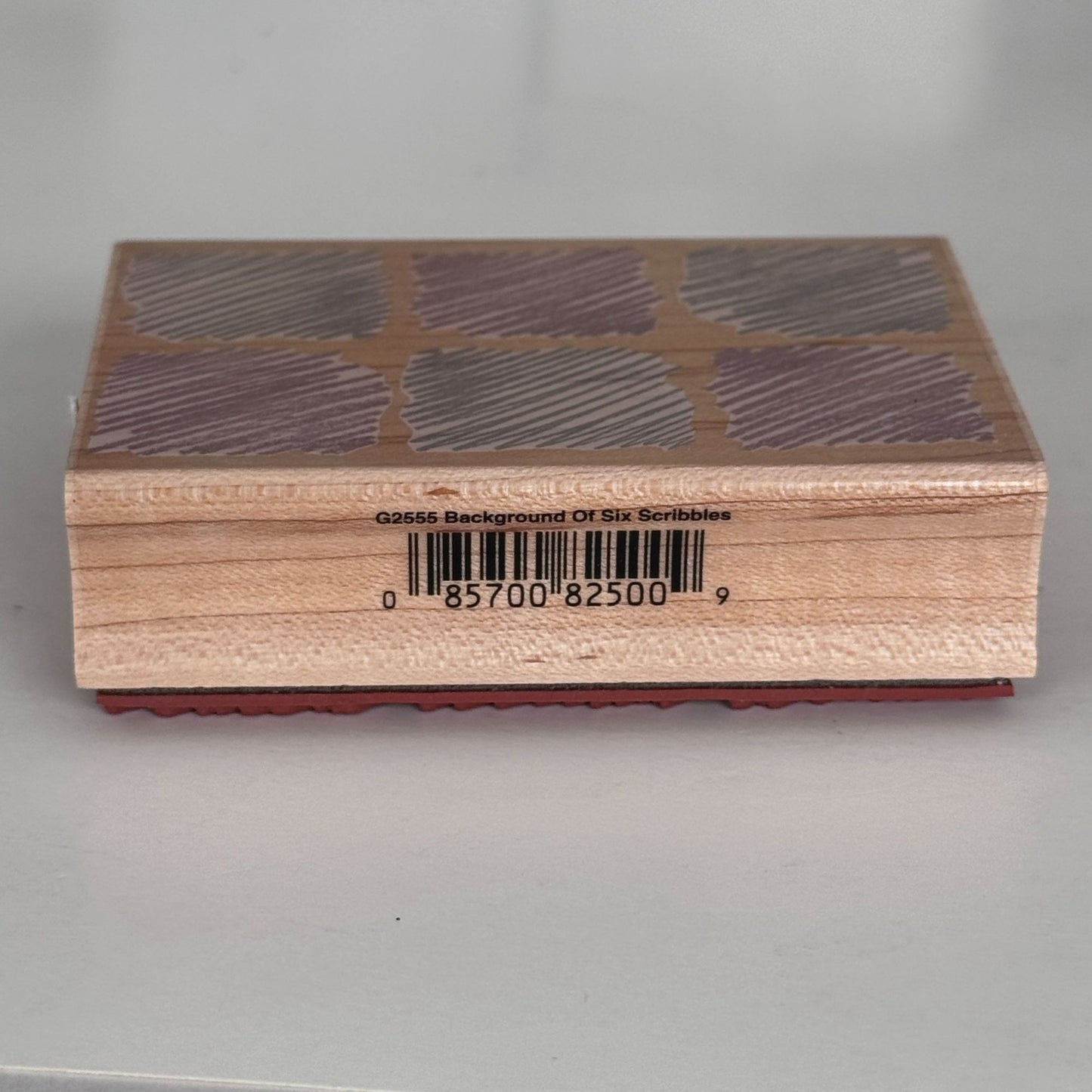 Hero Arts Rubber Stamp Background of Six Scribbles Distressed Squares Grunge Texture Junk Journaling