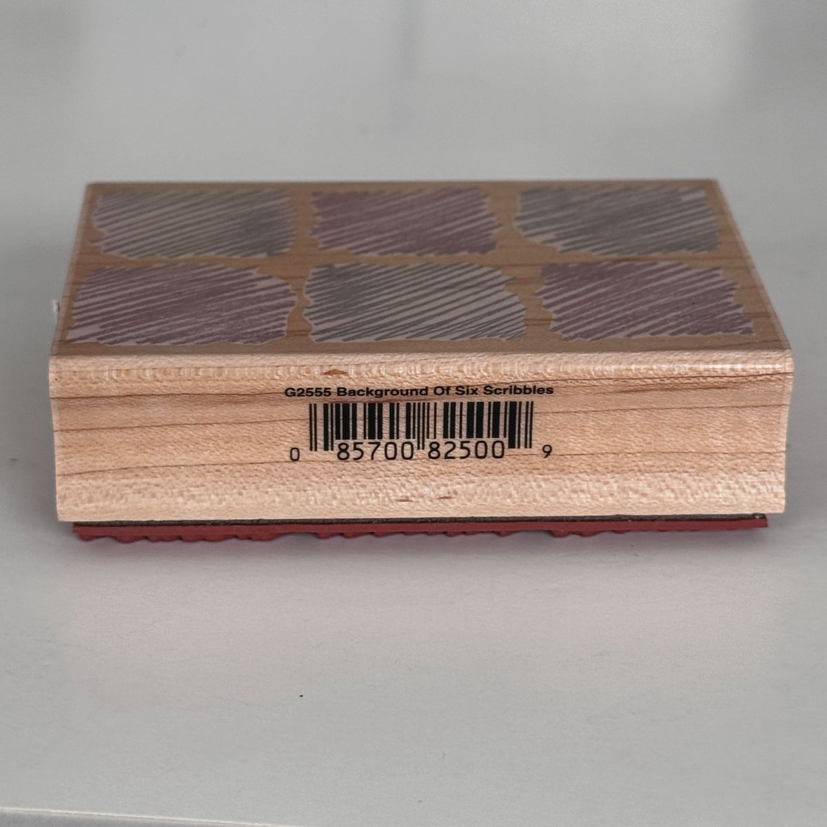 Hero Arts Rubber Stamp Background of Six Scribbles Distressed Squares Grunge Texture Junk Journaling