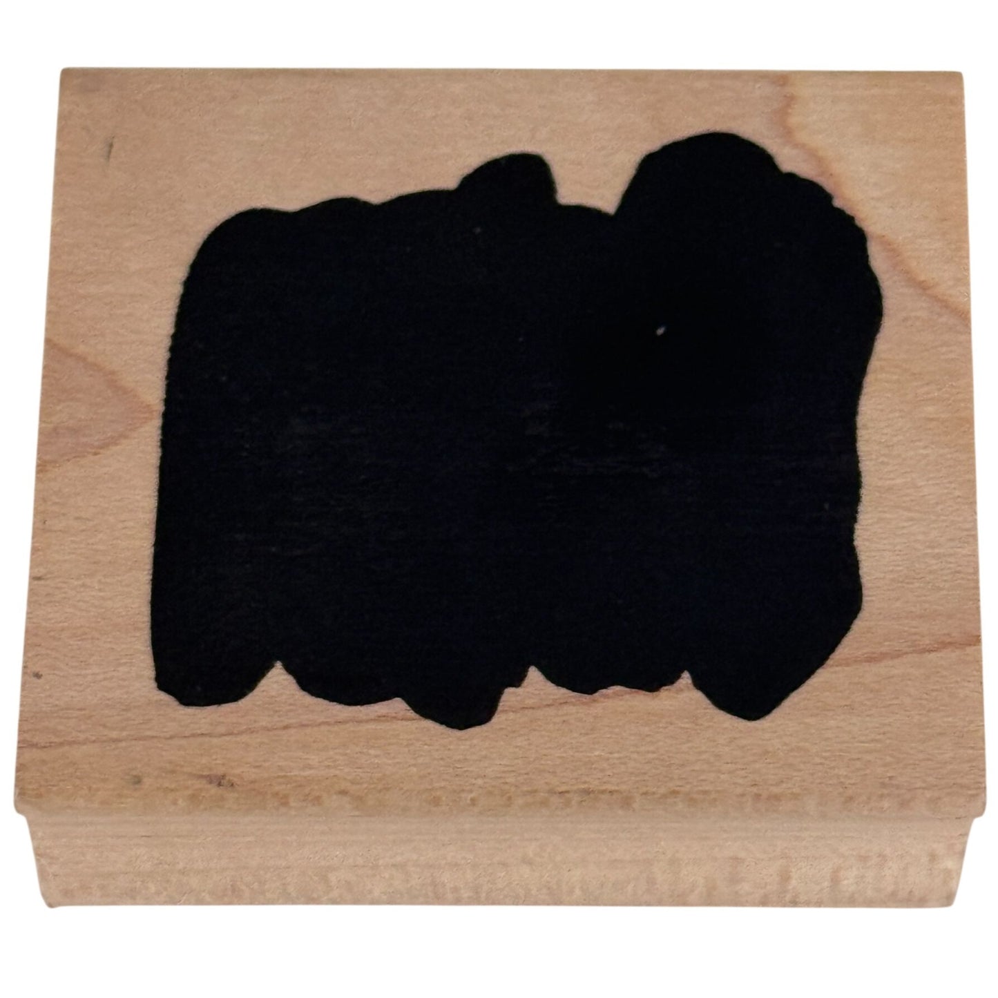 Love to Stamp Rubber Stamp Abstract Shape Blob Irregular Edges Frame Effect Art