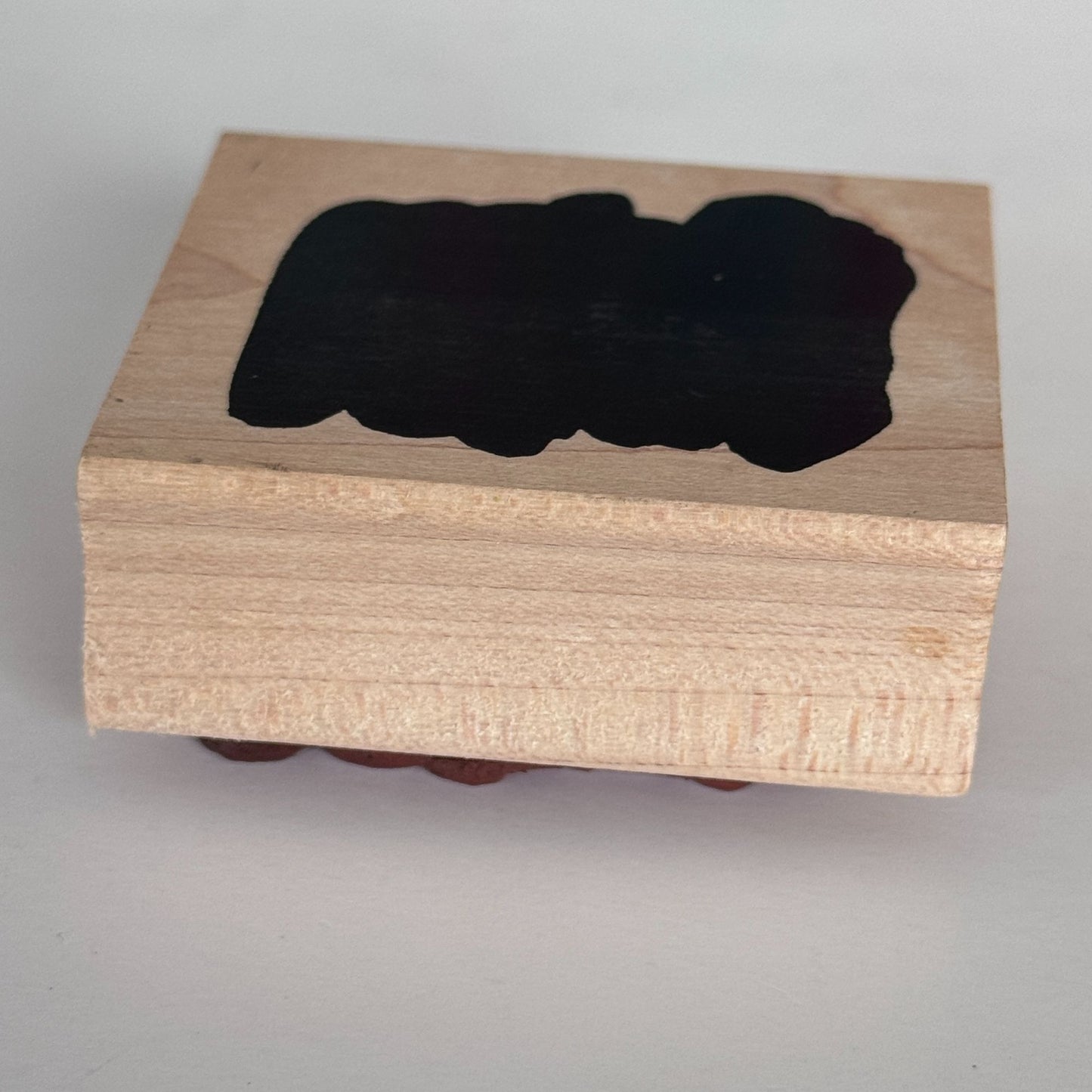 Love to Stamp Rubber Stamp Abstract Shape Blob Irregular Edges Frame Effect Art