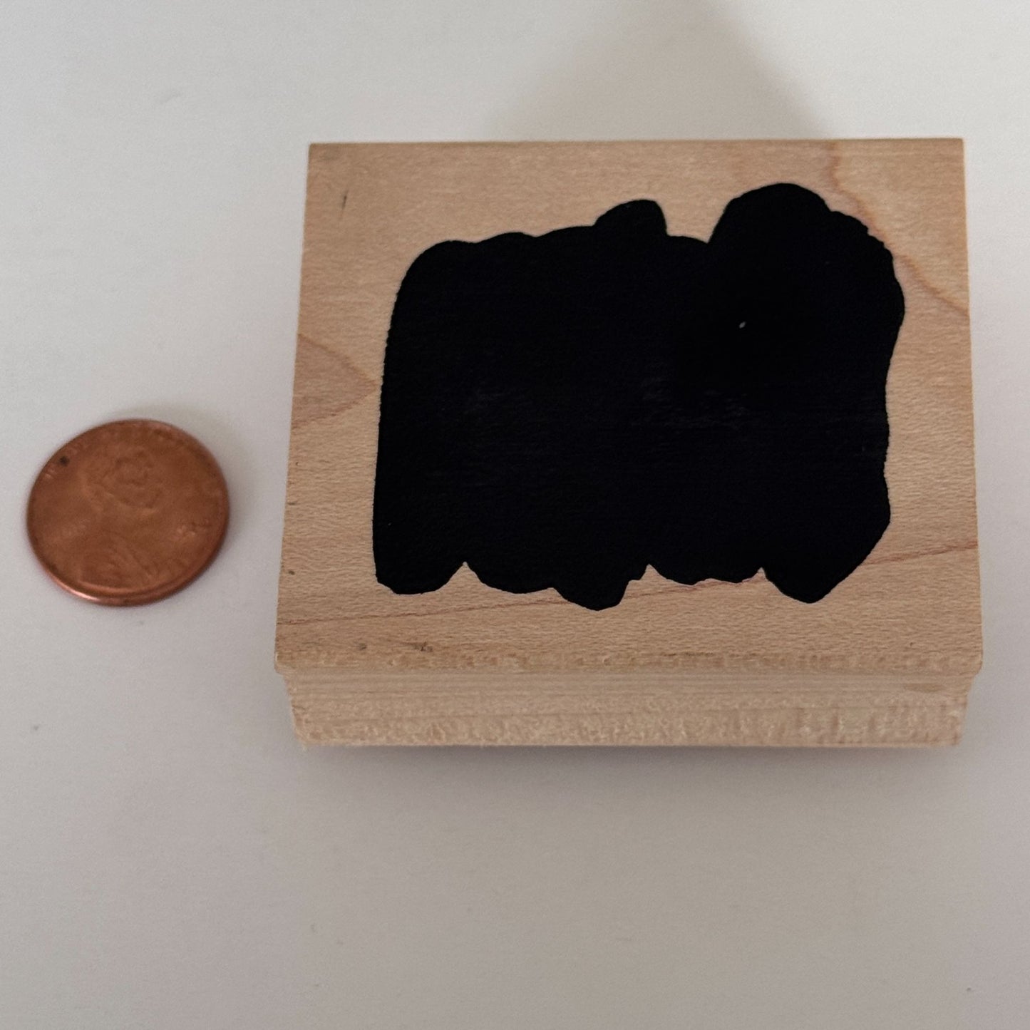 Love to Stamp Rubber Stamp Abstract Shape Blob Irregular Edges Frame Effect Art
