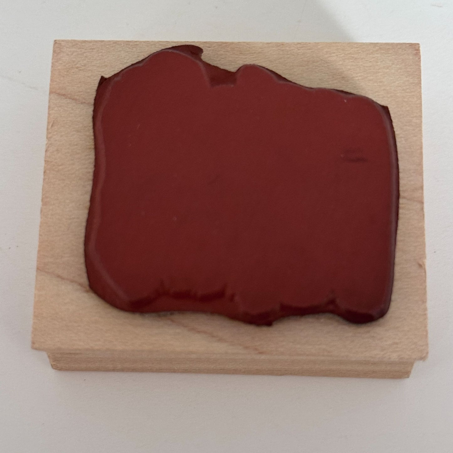 Love to Stamp Rubber Stamp Abstract Shape Blob Irregular Edges Frame Effect Art