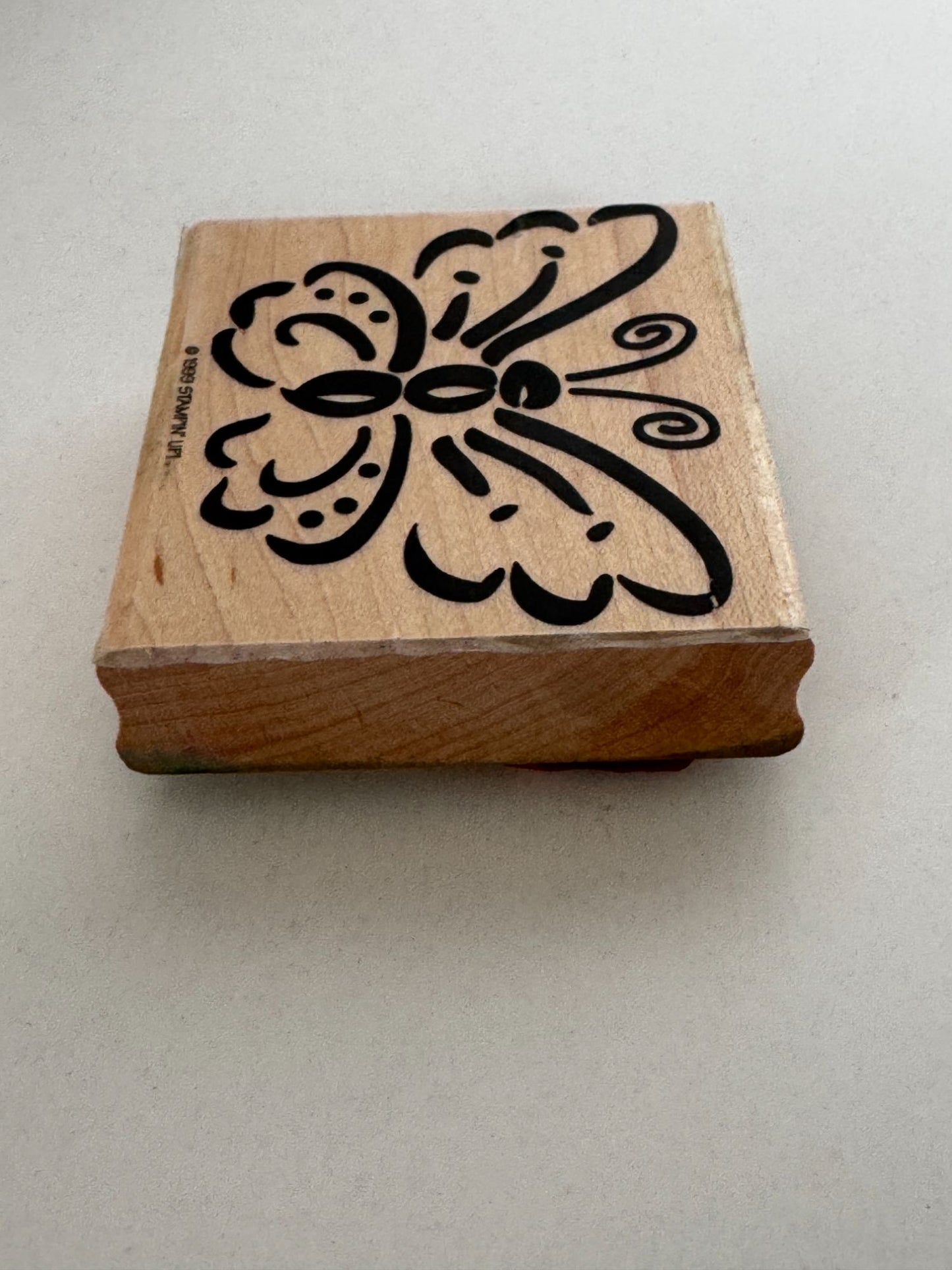 Stampin Up Rubber Stamp Butterfly Spring Garden Large Friendship Card Making