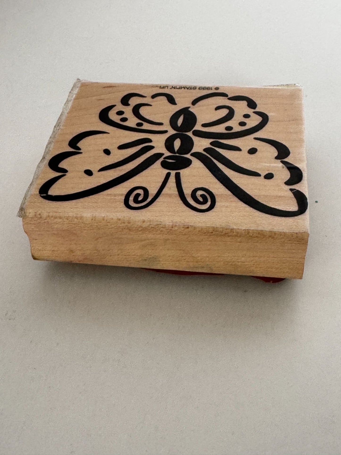 Stampin Up Rubber Stamp Butterfly Spring Garden Large Friendship Card Making