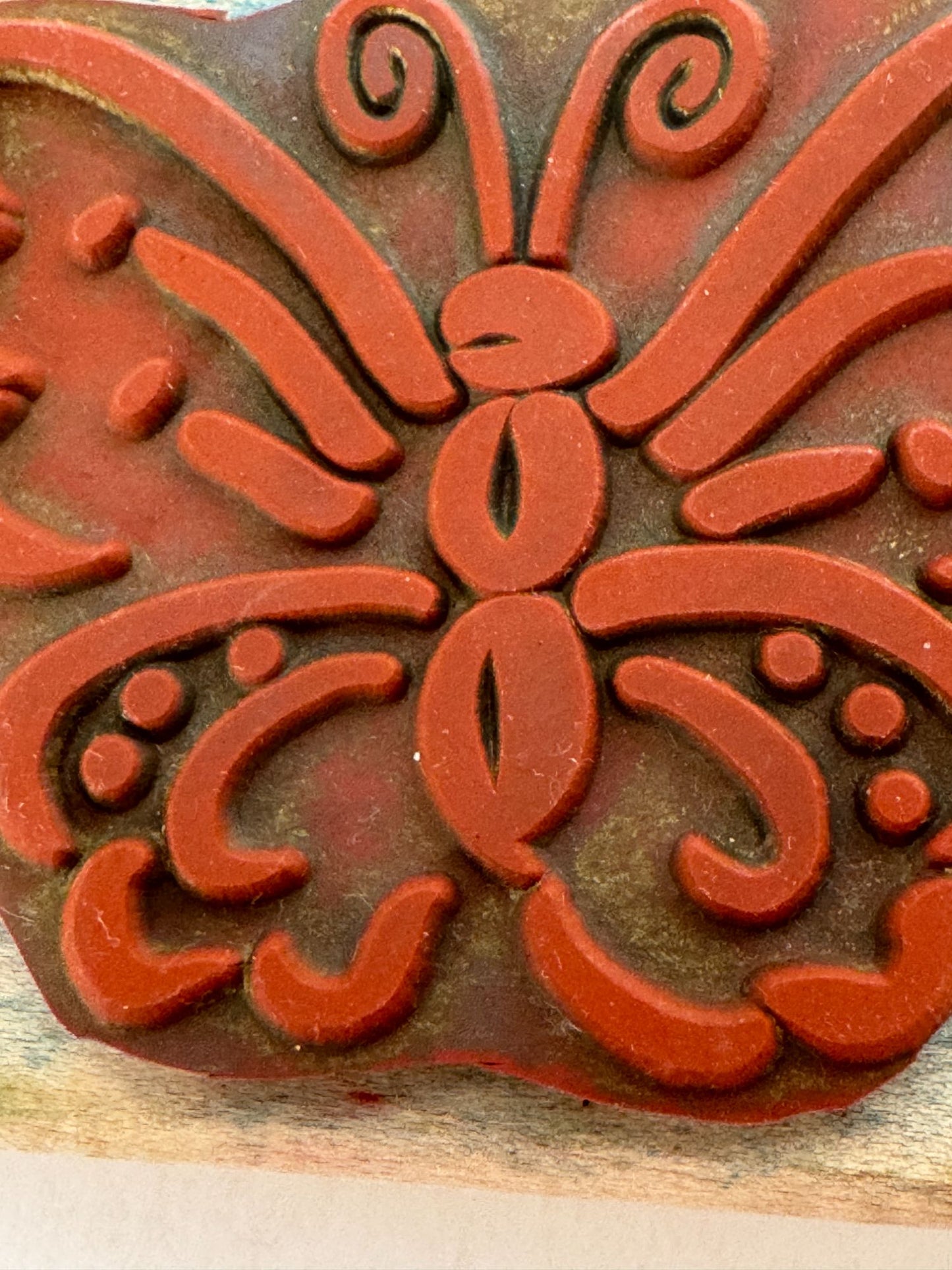 Stampin Up Rubber Stamp Butterfly Spring Garden Large Friendship Card Making