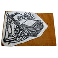 Rubber Stamp Open Book With Candle and Ivy Book Lover Literature Card Making Art