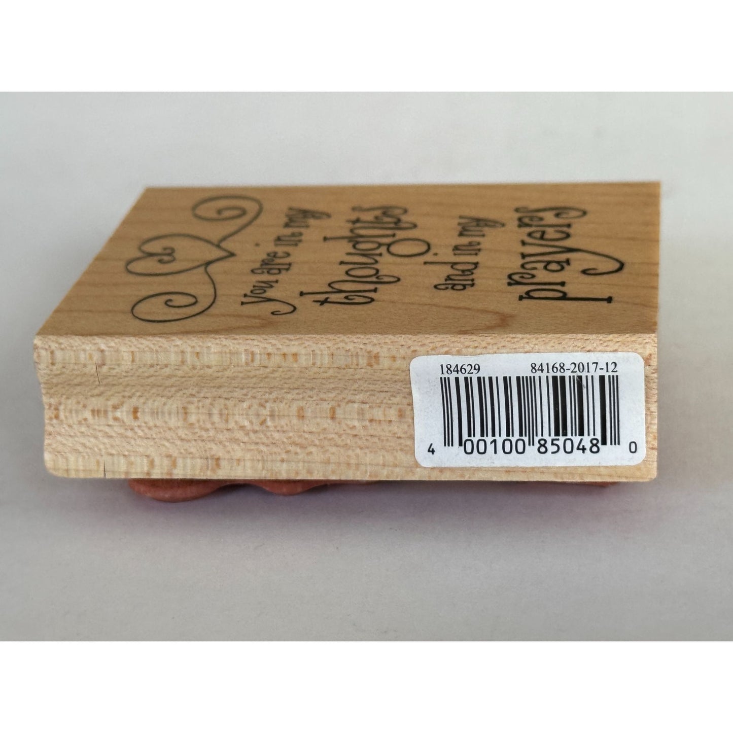 Recollections Rubber Stamp You Are In My Thoughts And In My Prayers  Card Making