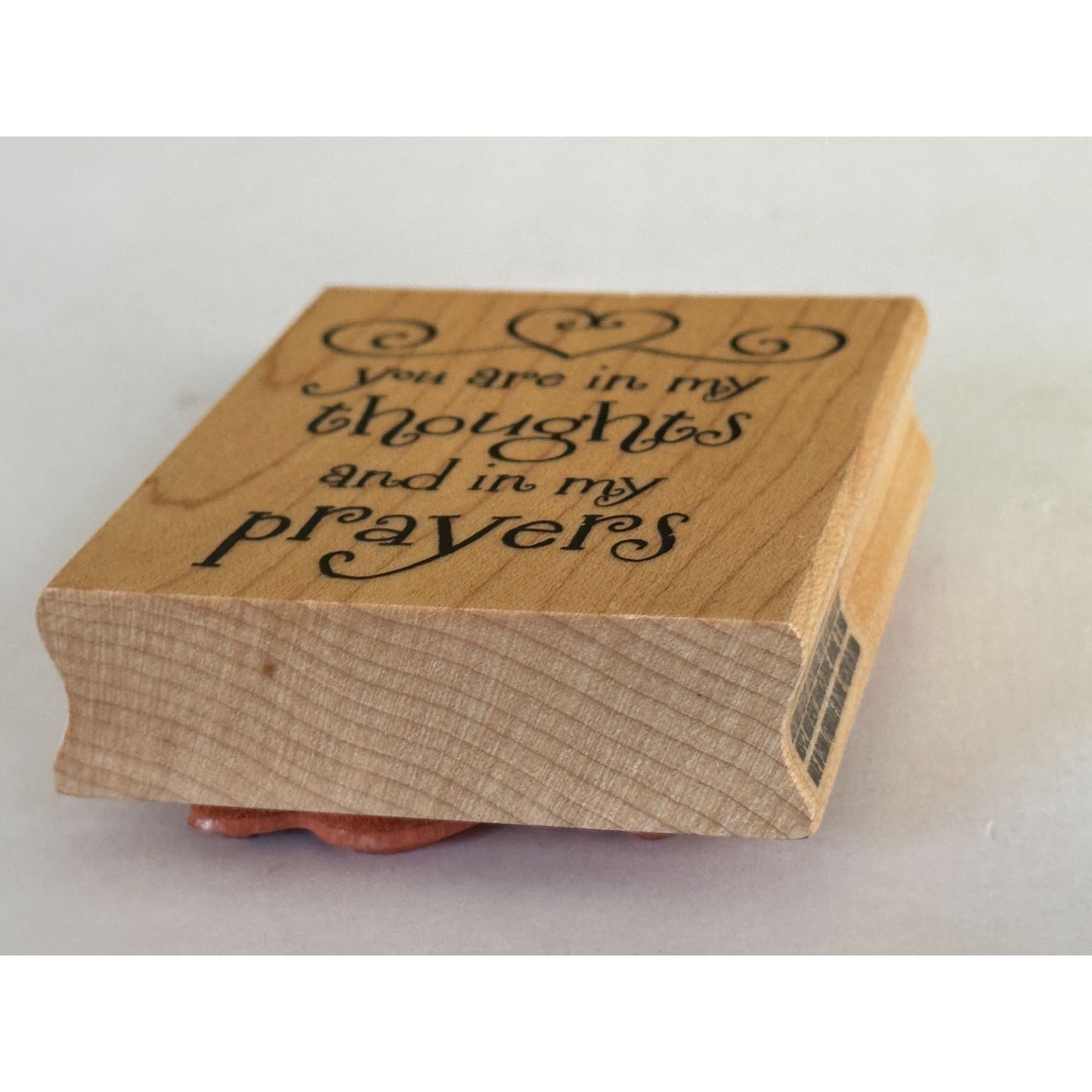 Recollections Rubber Stamp You Are In My Thoughts And In My Prayers  Card Making