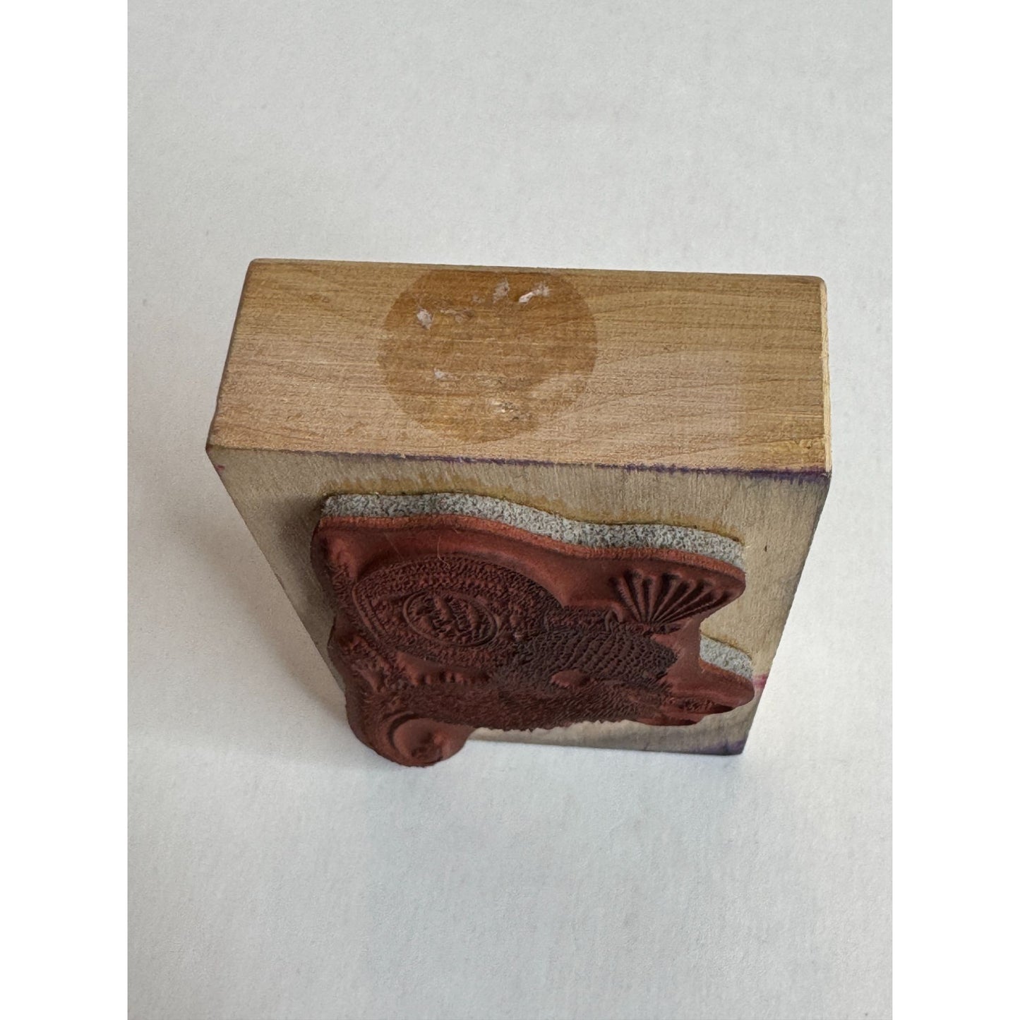 Stampa Rosa Wood Rubber Stamp House Mouse Sweet Scent Amanda Cologne Bottle
