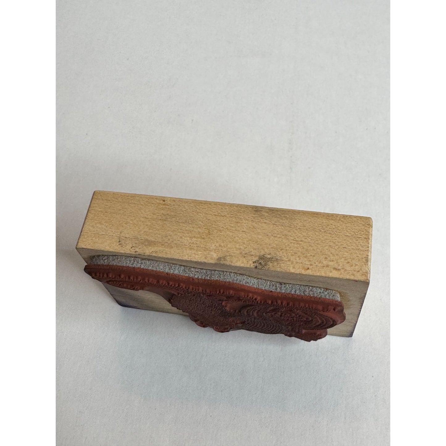 Stampa Rosa Wood Rubber Stamp House Mouse Sweet Scent Amanda Cologne Bottle