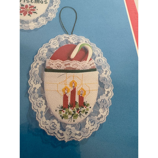 Designs For The Needle Cross Stitch Kit Traditional Christmas Ornament Candles