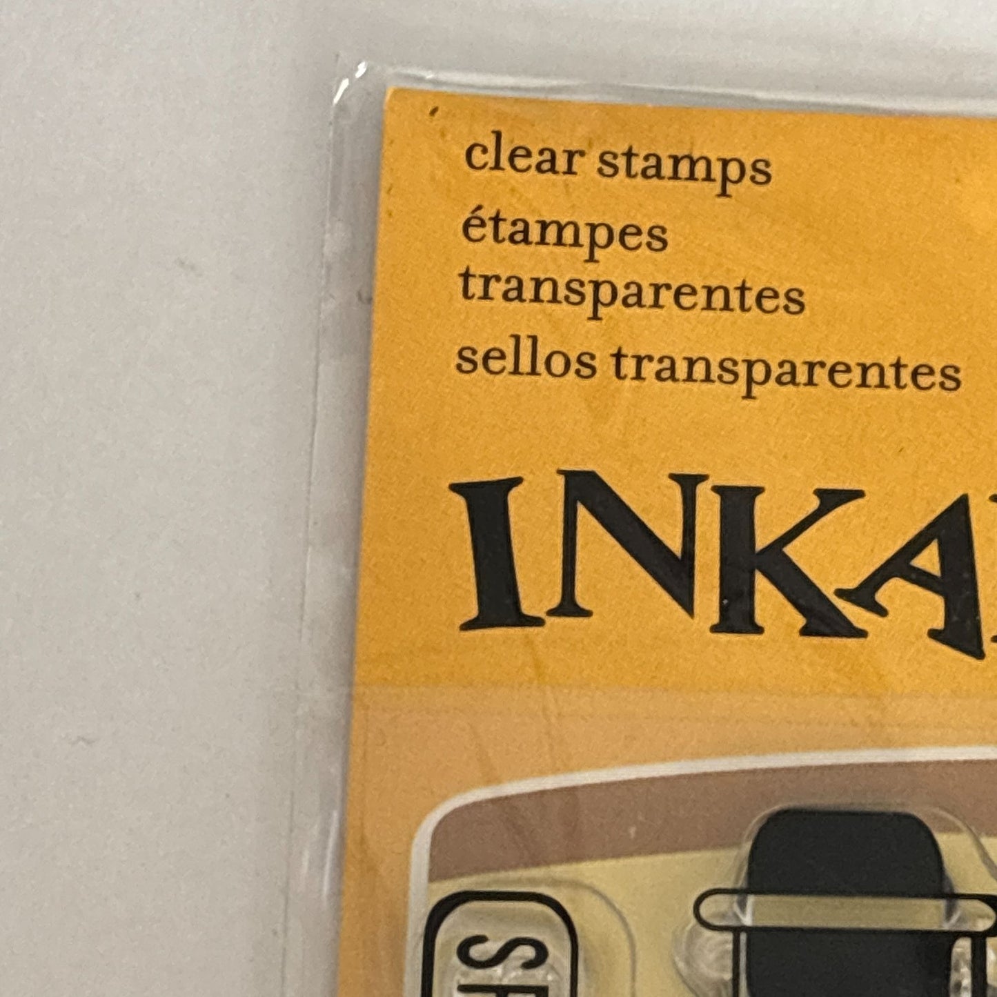 Inkadinkado Clear Stamps Set Test Tubes Halloween Lab Science Teacher Cardmaking Scrapbooking STEM Scientist