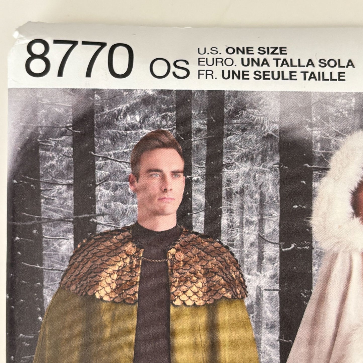 Simplicity Sewing Pattern 8770 Costume Cape Hooded Cloak Fantasy Medieval Uncut Halloween Cosplay