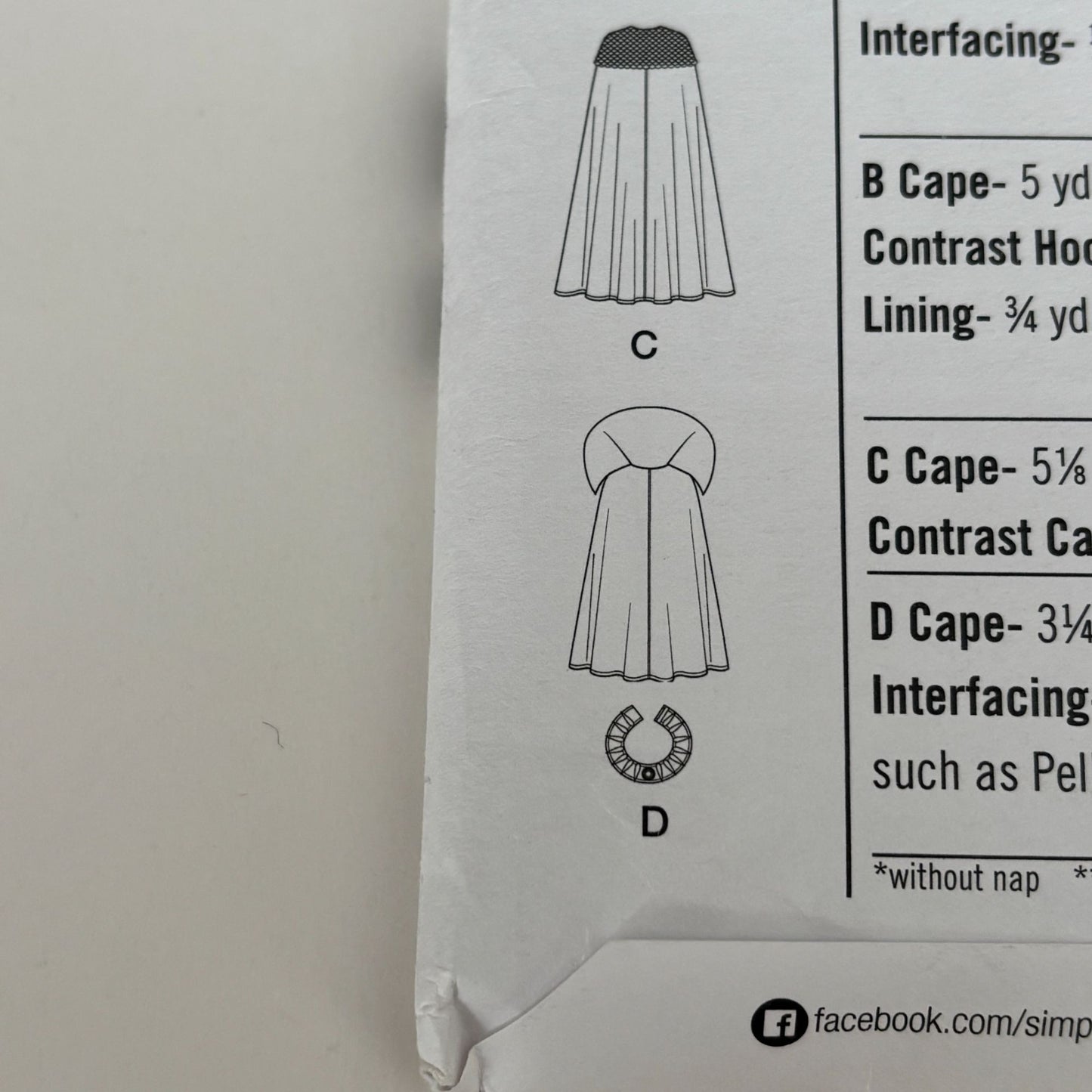 Simplicity Sewing Pattern 8770 Costume Cape Hooded Cloak Fantasy Medieval Uncut Halloween Cosplay