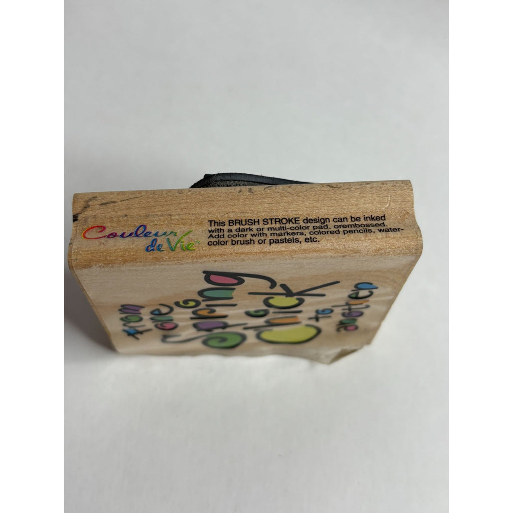 Easter Rubber Stamp From One Spring Chick To Another Words Funny Couleur De Vie