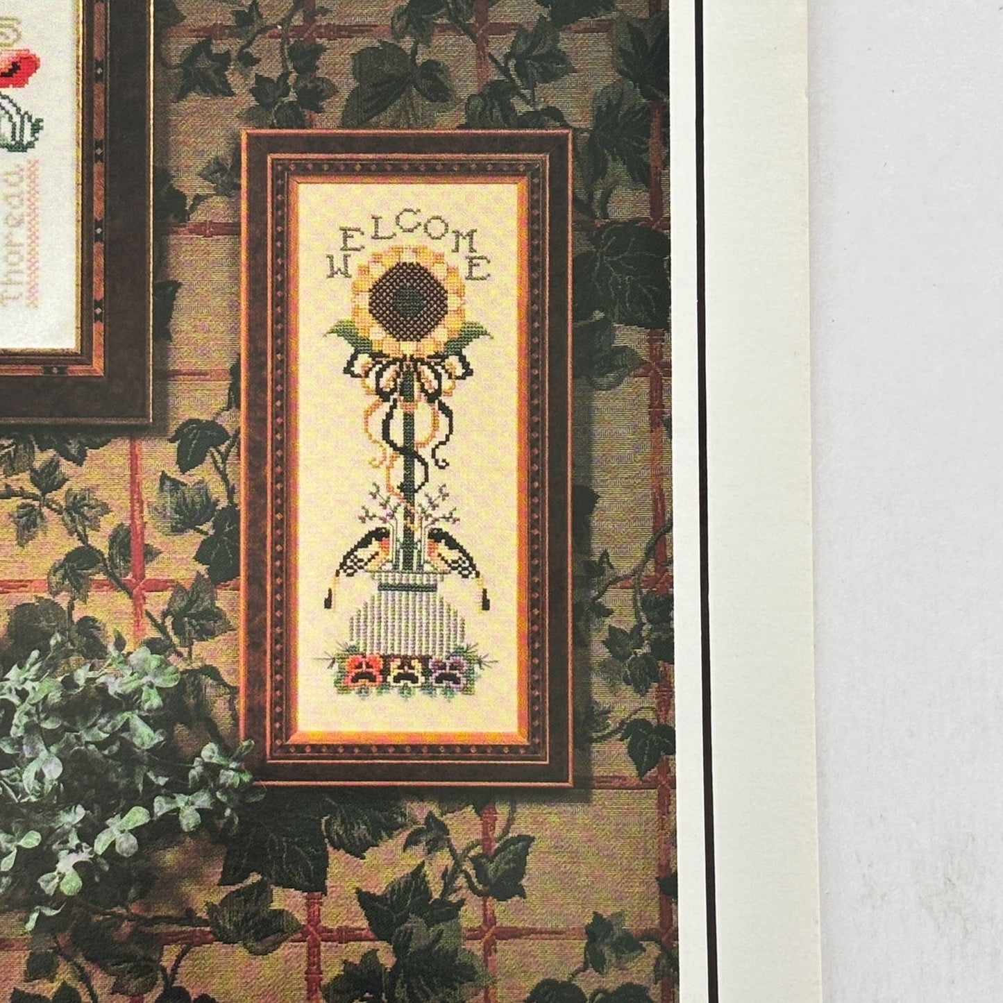 Cross Eyed Cricket Collection Cross Stitch Pattern Thoreaus Friends Sunflower Welcome Bird Leaflet 127