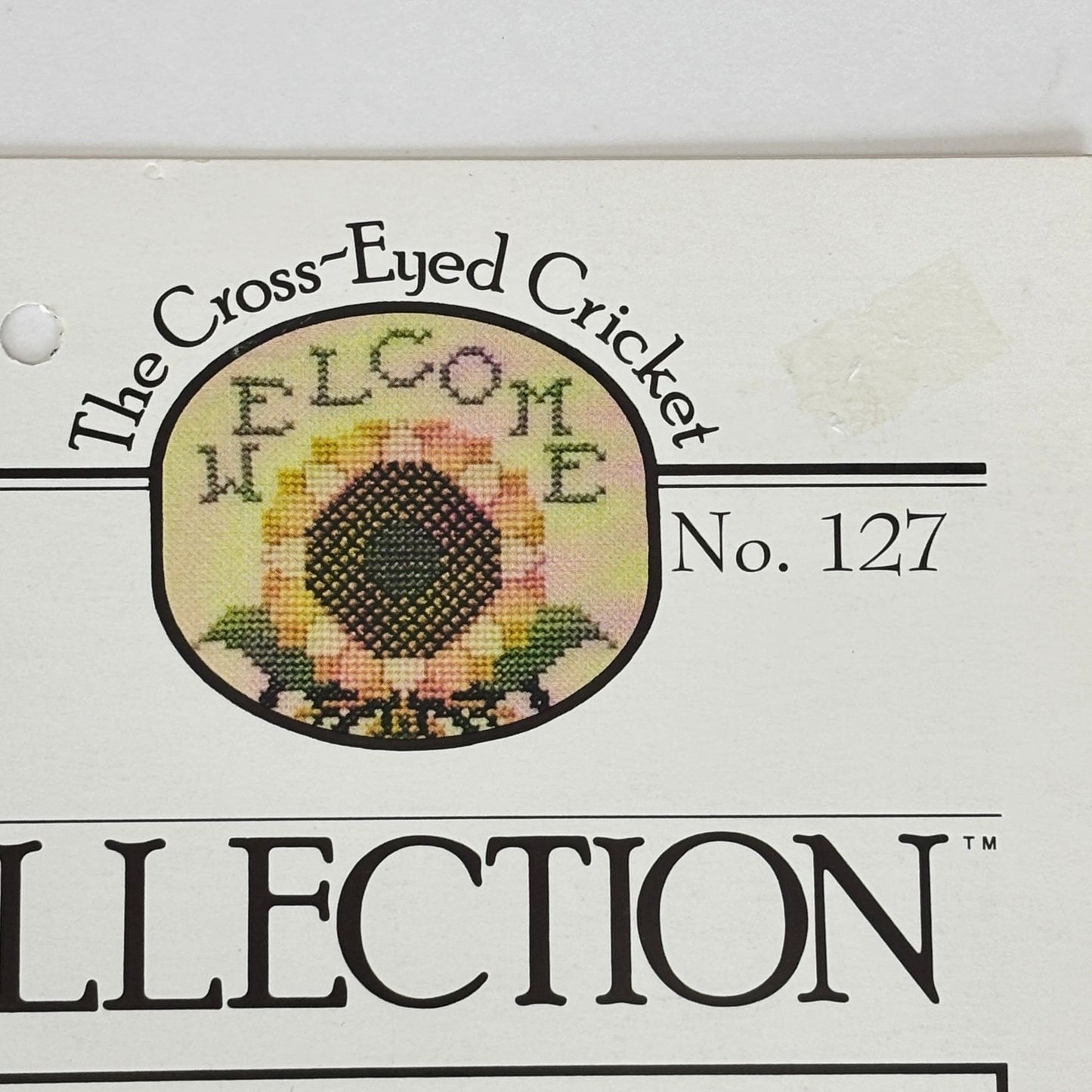 Cross Eyed Cricket Collection Cross Stitch Pattern Thoreaus Friends Sunflower Welcome Bird Leaflet 127