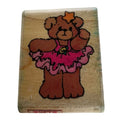 Rubber Stampede Rubber Stamp Fairy Bear Dancing Animal Dance Tutu Ballerina