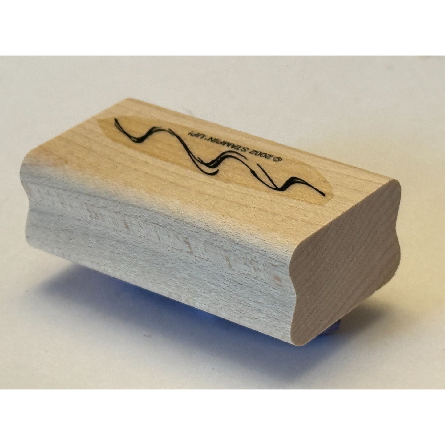 Stampin Up Rubber Stamp Abstract Zigzag Ribbon Wave Wavy Line Streamer Party