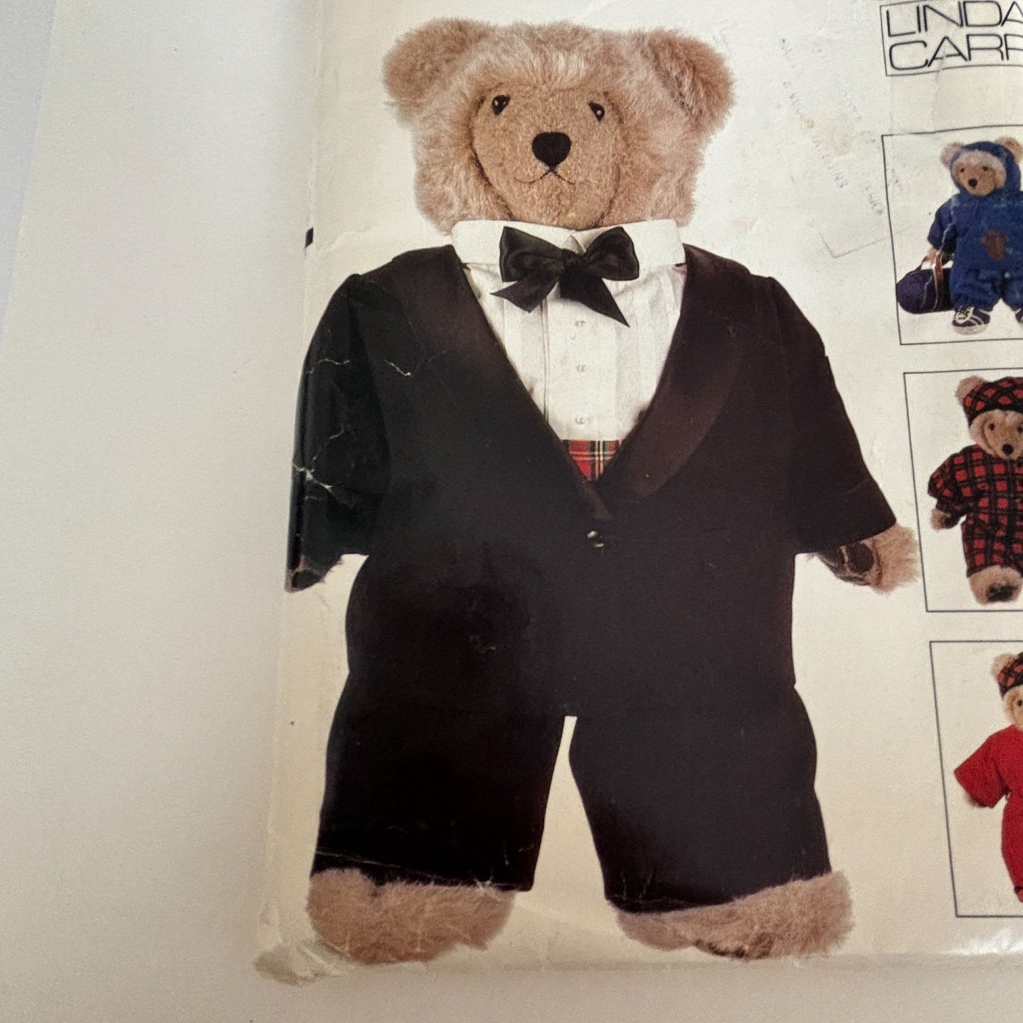 Vogue Sewing Pattern 610 Teddy Bear Clothing Clothes Suit Outfit Craft Uncut Vintage Sweatsuit