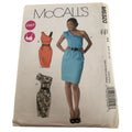McCalls Sewing Pattern M6320 One-Shoulder Dress Belt Career Work 6-12 Easy Uncut