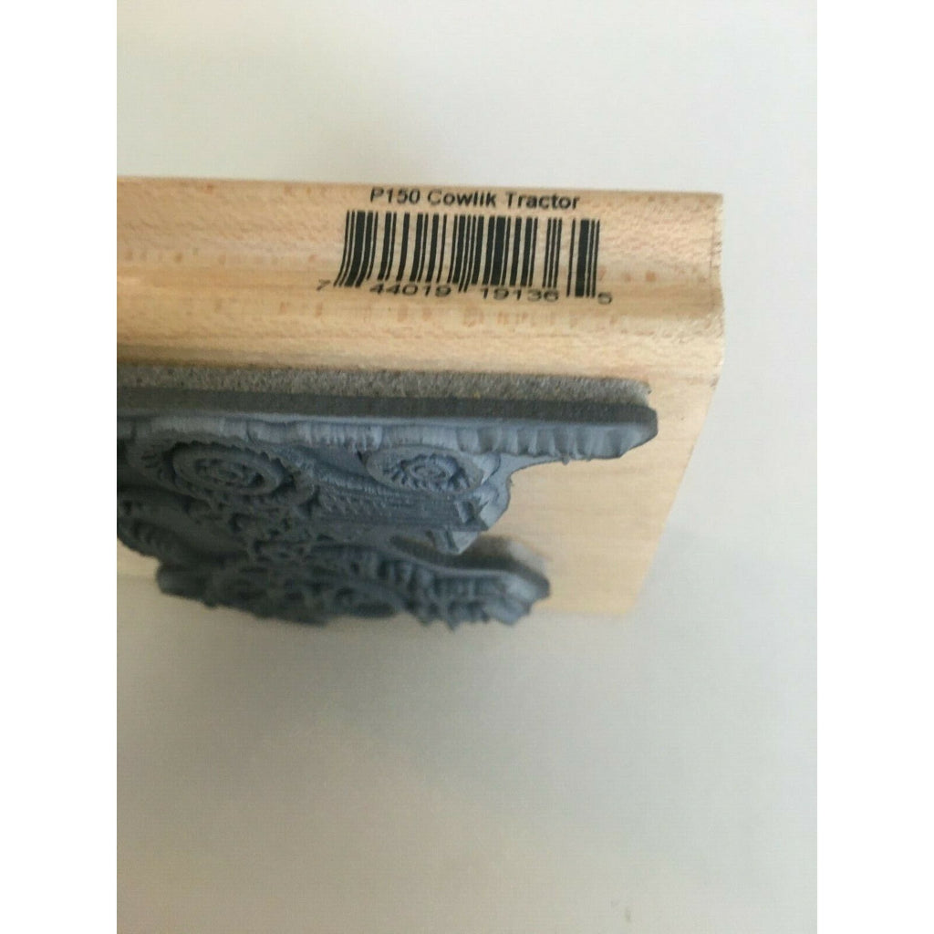 Stampendous Rubber Stamp Cow Farm Cowlik Tractor Hay There Pun Funny Card Making