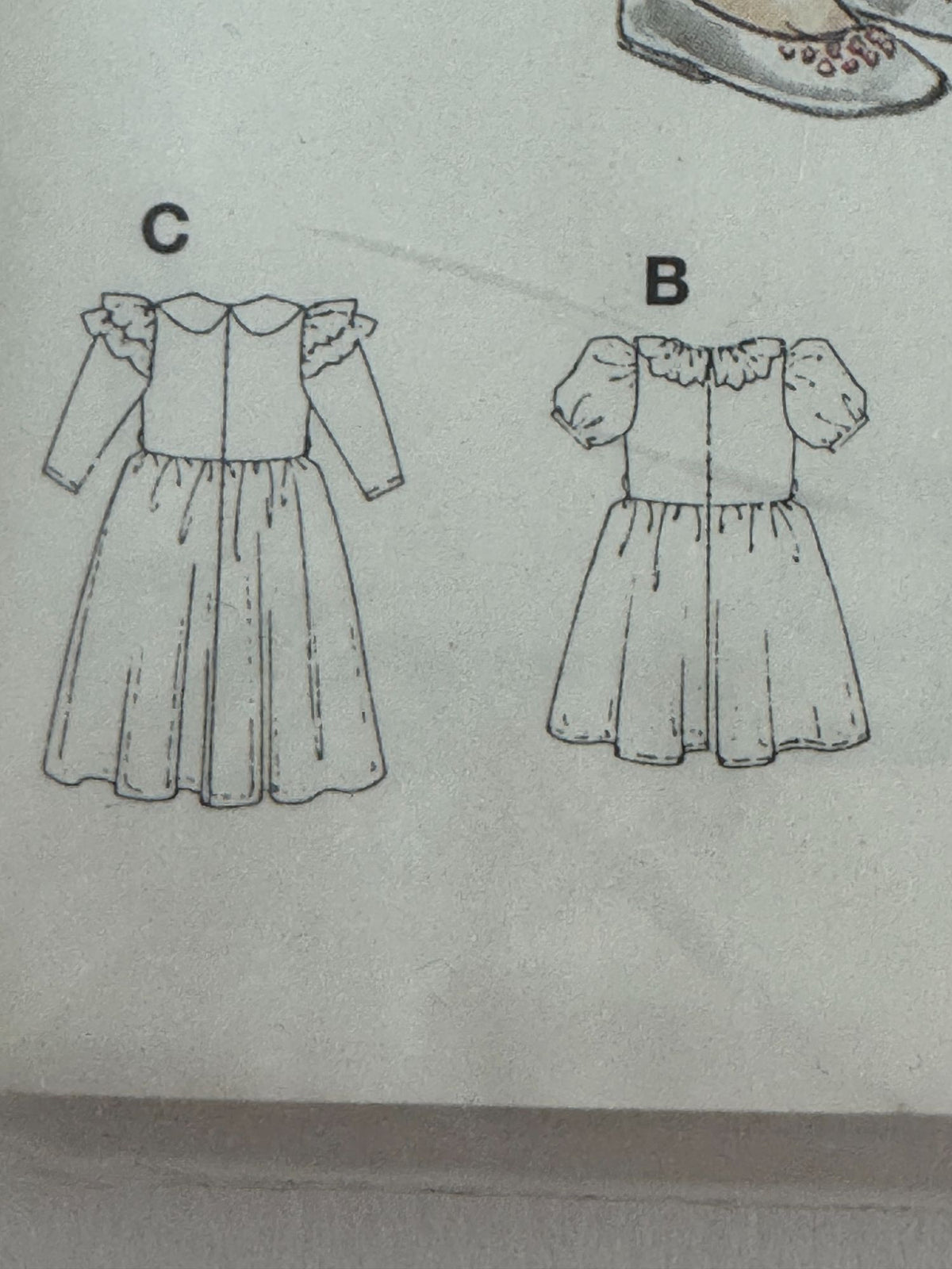 Burda Sewing Pattern 4345 Toddler Flower Girl Dress Sizes 18M-4T Church Party UC