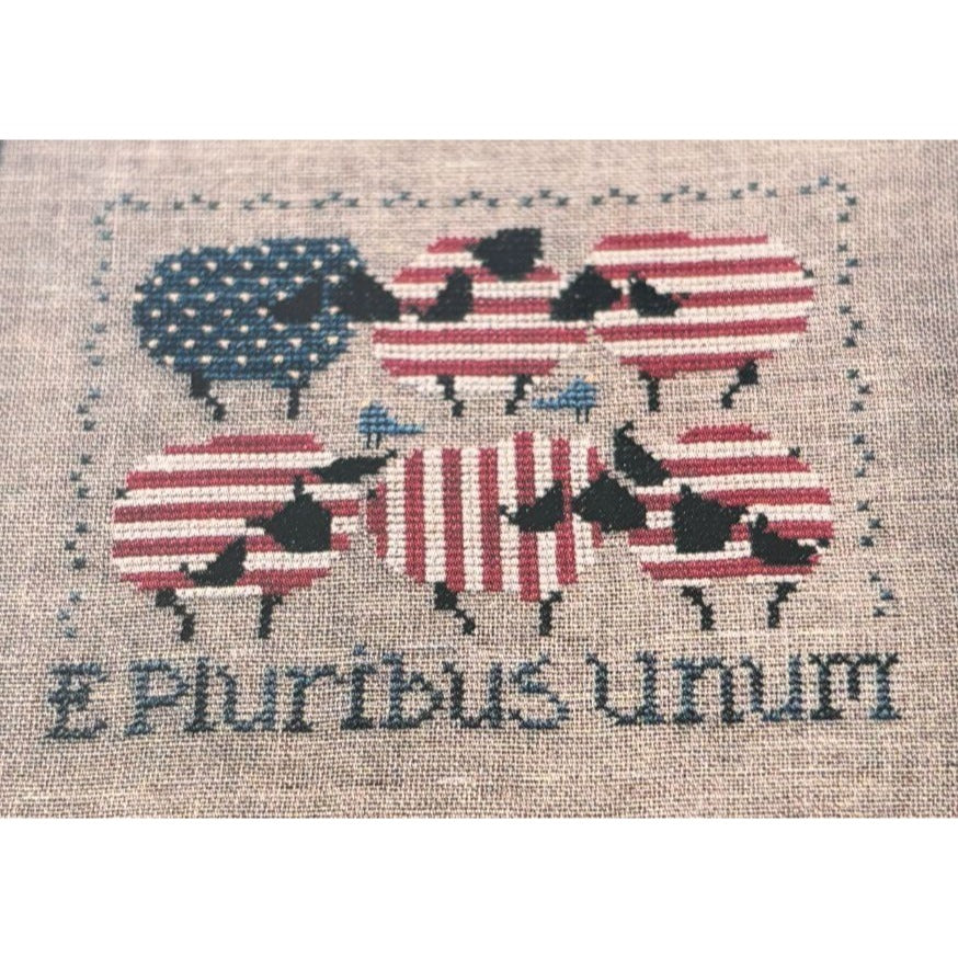 The Cricket Collection Cross Stitch Pattern And So 4th of July American Flag 199