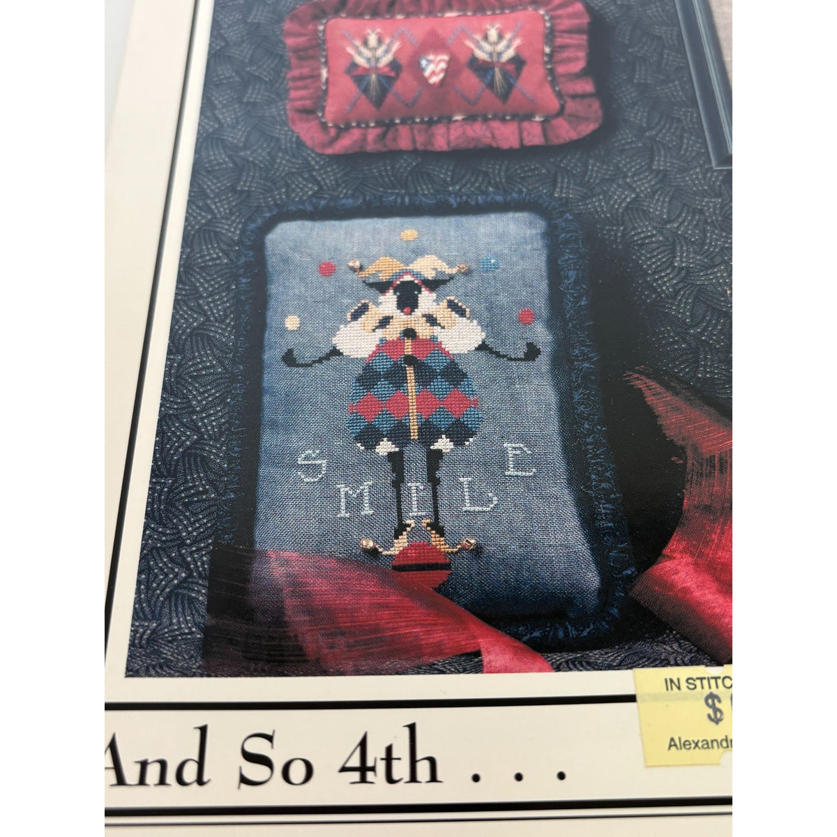 The Cricket Collection Cross Stitch Pattern And So 4th of July American Flag 199