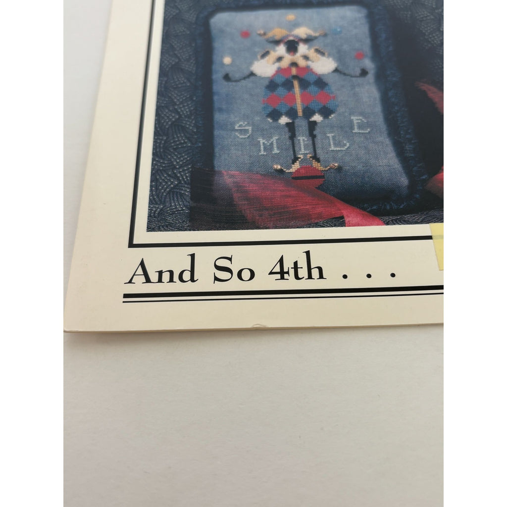 The Cricket Collection Cross Stitch Pattern And So 4th of July American Flag 199