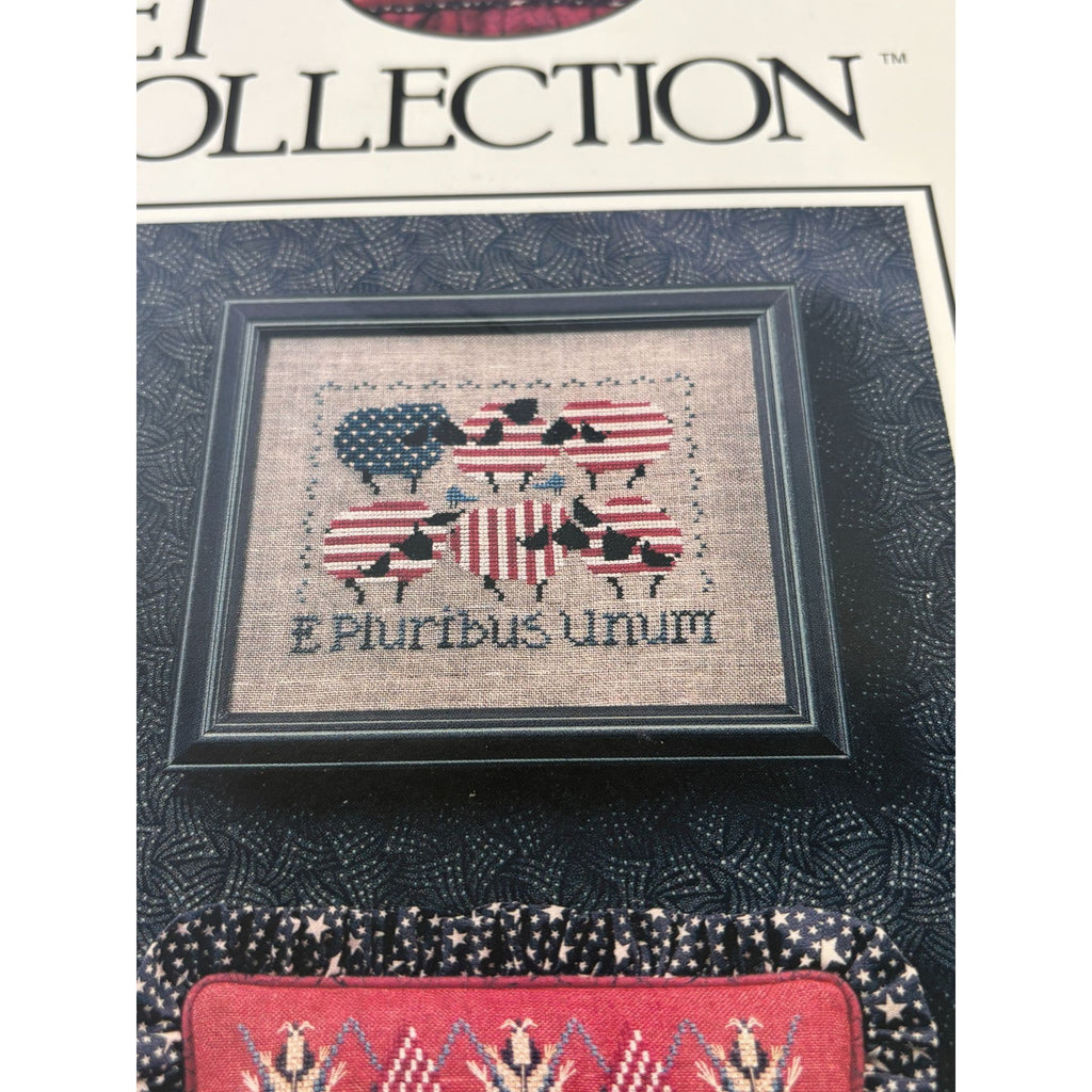 The Cricket Collection Cross Stitch Pattern And So 4th of July American Flag 199