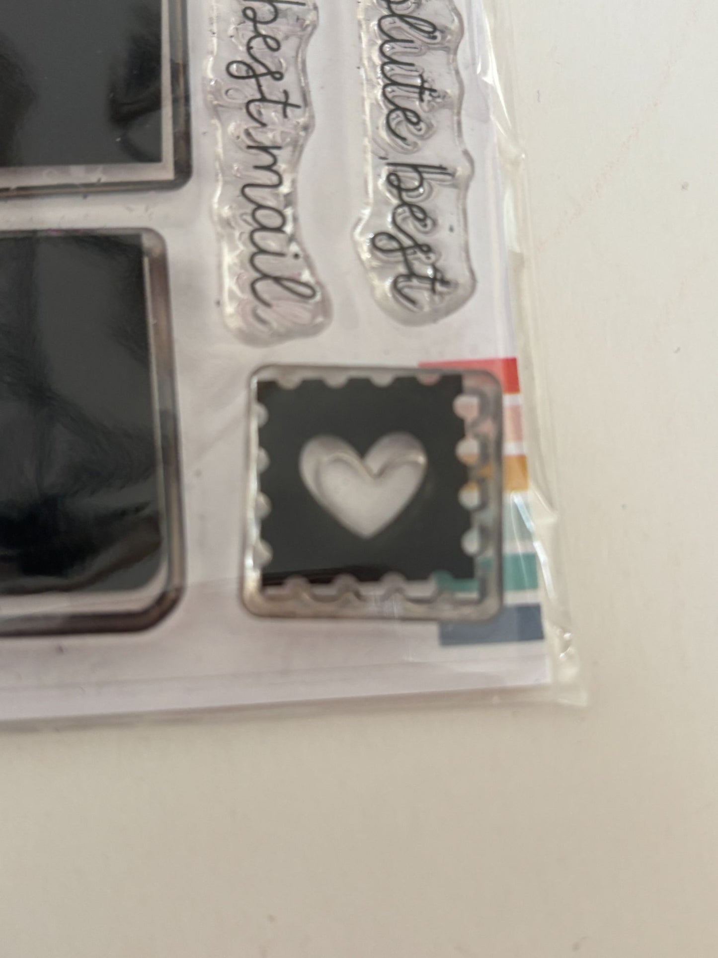 Concord and 9th Clear Stamps Happy Snail Mail Mailbox Letter Writing Cardmaking