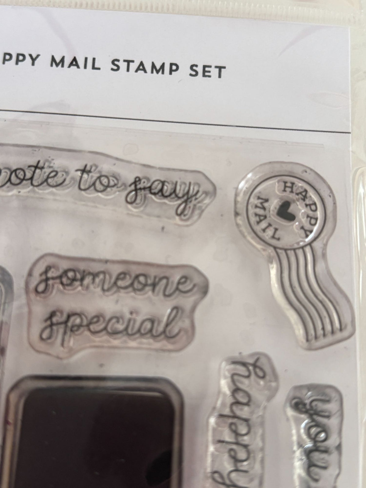 Concord and 9th Clear Stamps Happy Snail Mail Mailbox Letter Writing Cardmaking