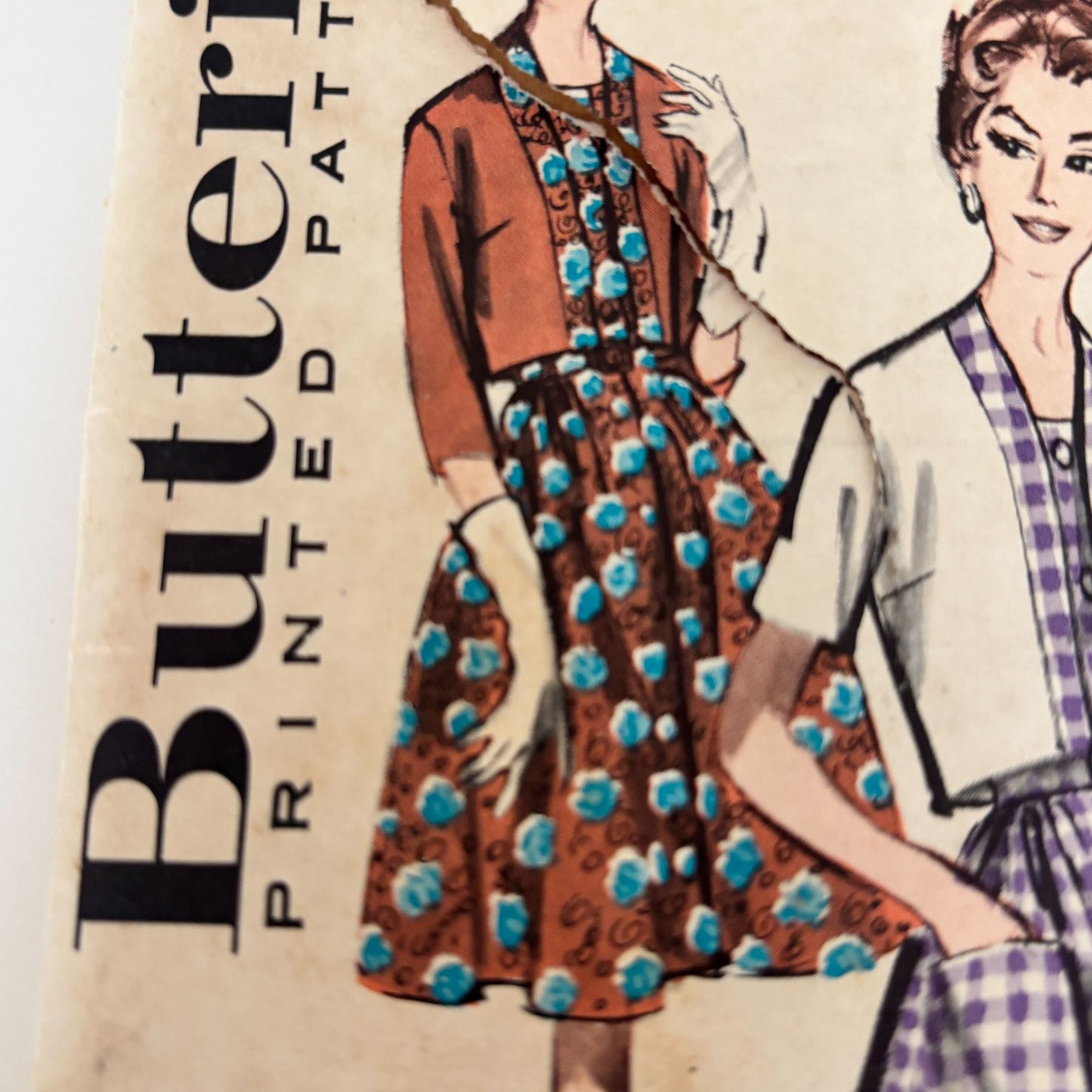 Butterick Sewing Pattern 9008 Jacket 50s Fit Flare Dress Jacket 14 UC Mid Century