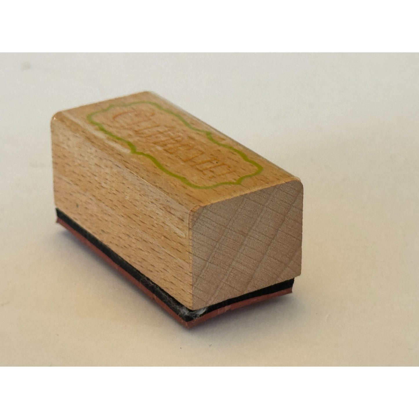 Celebrate Rubber Stamp Card Making Sentiment Words Wood Mounted Craft Tool