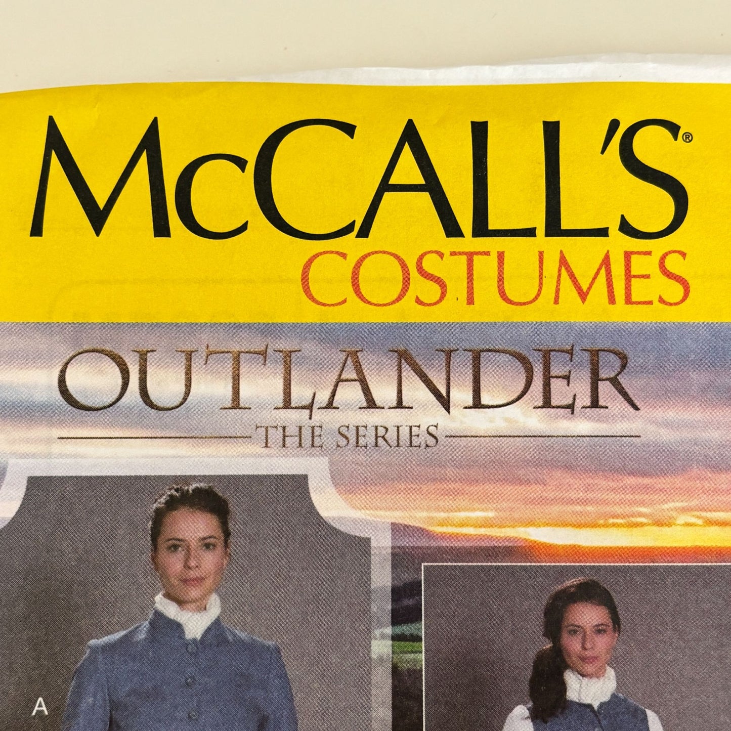 McCalls Sewing Pattern M7823 Outlander Costume Jacket Vest Highland 14-22 Uncut