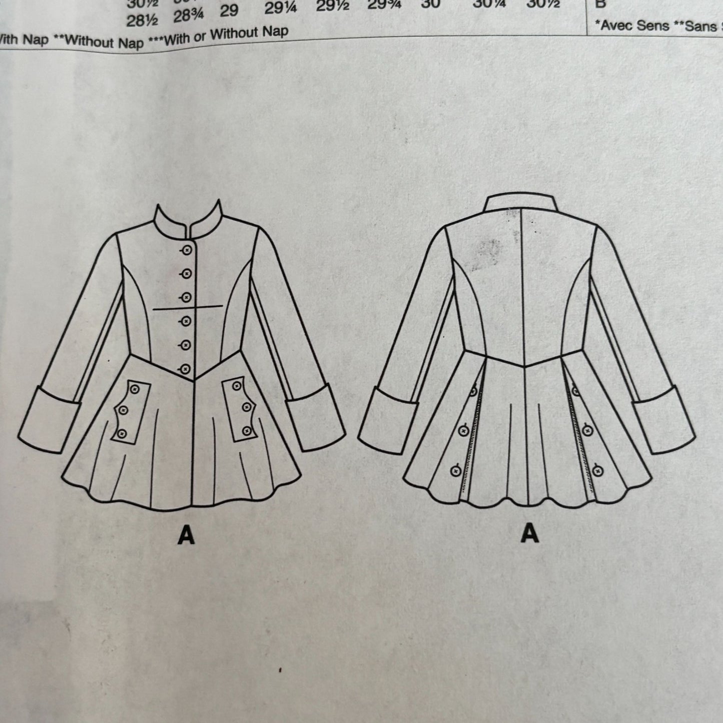 McCalls Sewing Pattern M7823 Outlander Costume Jacket Vest Highland 14-22 Uncut