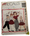 McCalls Sewing Pattern 5615 Jumping Beans Top Skirt Pants Kids 2 3 4 Easy UC